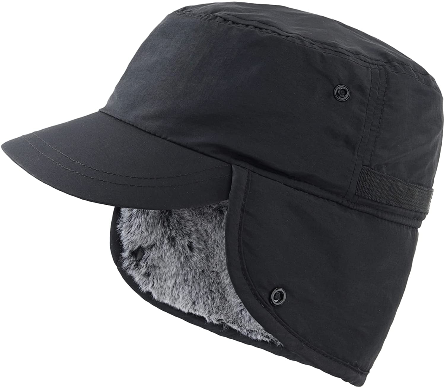 1 pcs Winter Ear Protection Ski Cap Mens Winter Hat with Brim Warm