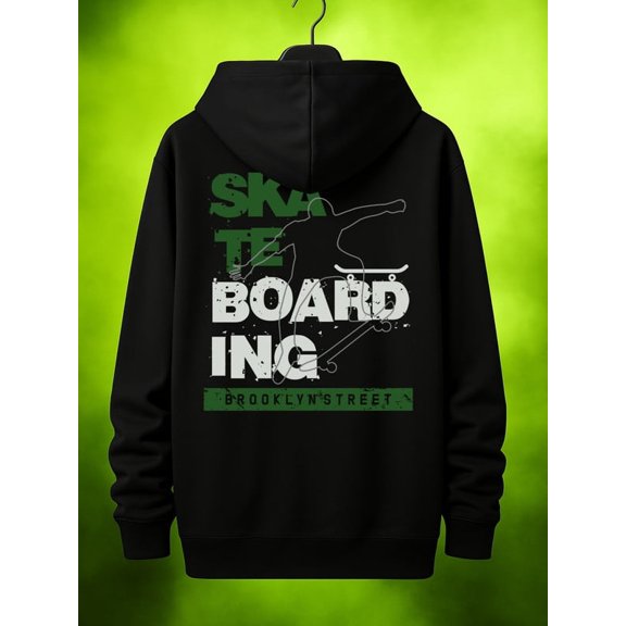 1 pcs funny hoodies graphic hoodies mens polyester black Clothing For Autumn Winter Daily and Weekend Wear christian graphic autumn elegant winter halloween pullovers dames sa