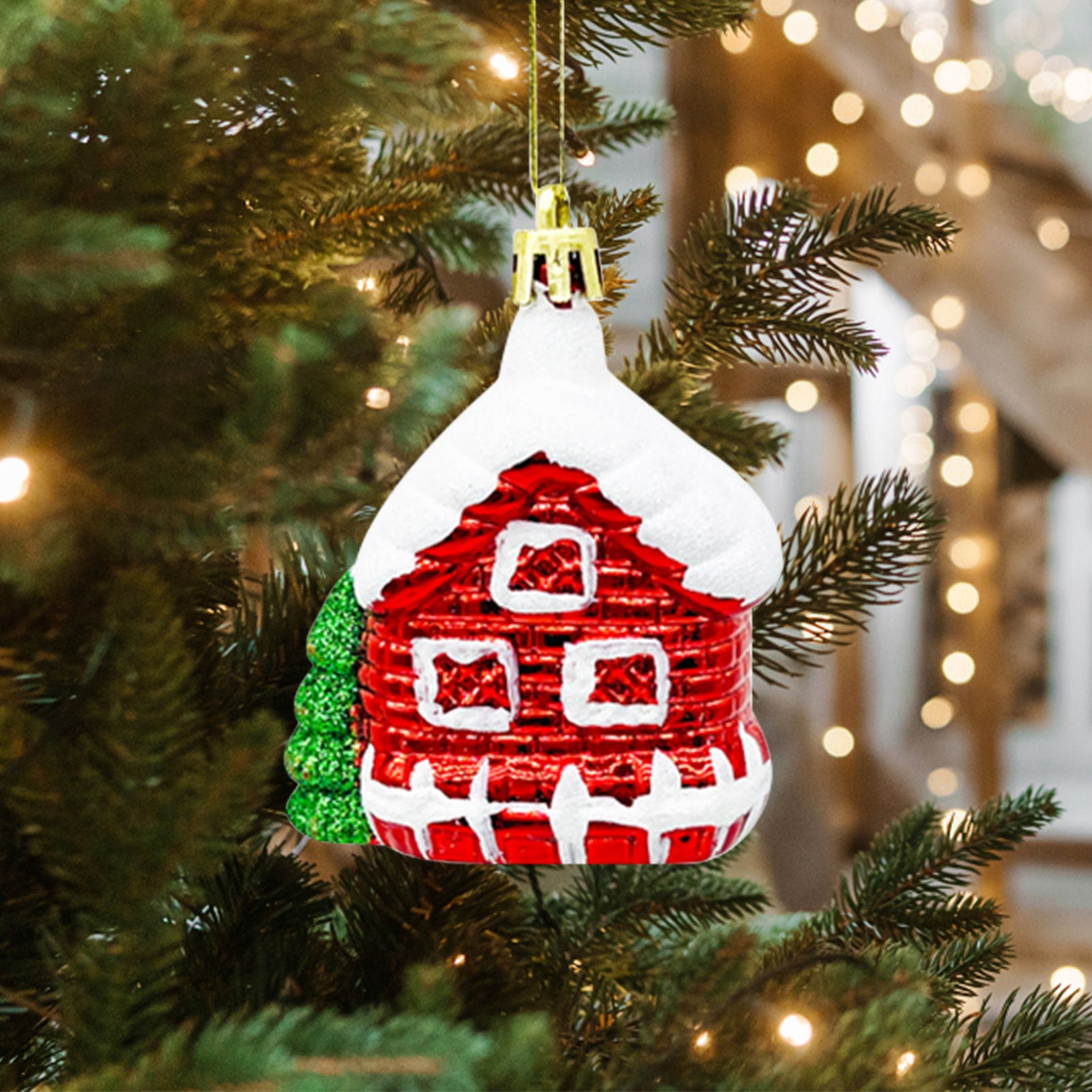 1* Pendant Christmas Crutches Candy Lollipops Elderly Boots Gloves Hats