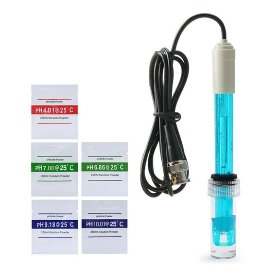 1 * ph-201 Electrode 1 * ph power buffer 4.01 1 * ph power buffer 6.86 1 * ph power buffer 7.00 1 * ph power buffer 9.18 1 * ph power buffer 10.0-As Shown