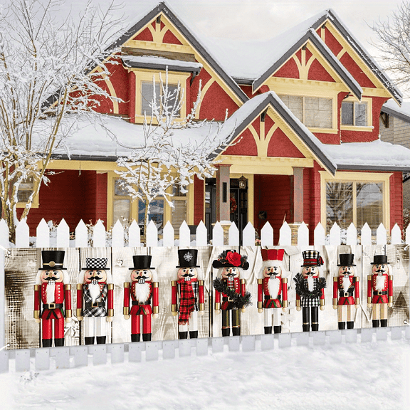 Christmas Nutcracker Soldier Wall Banner, 2D Flat, Multi-Purpose Decoration