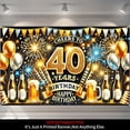 thumbnail image 1 of 1 piece, 2D flat, banner background decoration, home outdoor background wall hanging decorative banner, party supplies, indoor/outdoor party decoration, entrance passage, terrace, garden wall hanging, 1 of 6