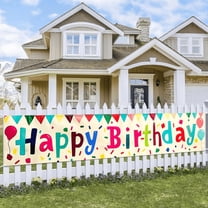 1 piece, 2D flat design multi-purpose wall banner, very suitable for garden, house, fence, garage decoration, wall decoration, courtyard sign, party decoration, home decoration wall decoration, festi