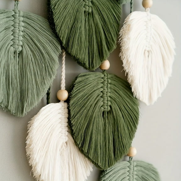 1 piece Bohemian-style wall decoration tapestry, hand-woven landscape wall hanging