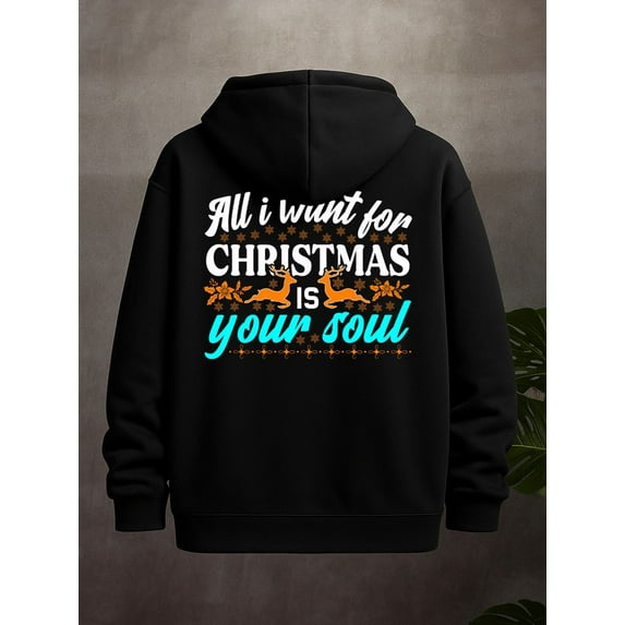 1 piece Christianity sweatshirts hoodies for men sweater hoodie black All-Season Fitness Top, Sleek Sporty Look, Durable Sportswear Everyday sweatshirt for the office, dates and outings pamuk christi