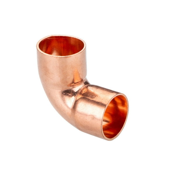 1 piece Copper welding 90 degrees right angle elbow,Outer diameterM13 x inner diameterM12 xthickness1x high18mm