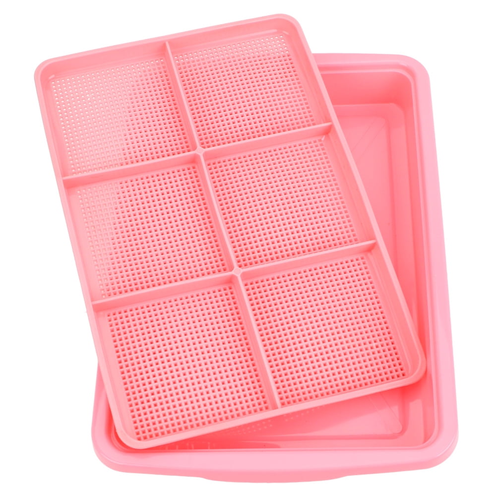1 piece Essential Planting Dishes Seedling Tray Double Layer Nursery Pots Essential Plant Tool