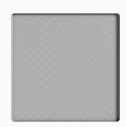 1 piece - Mini refrigerator anti-slip silicone mat, water dispenser floor mat, anti-stain mat, anti-drip tray, fryer mat, countertop protective cover