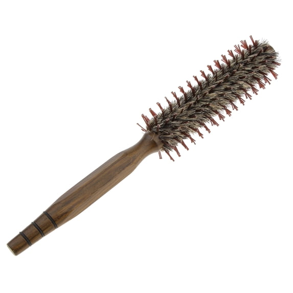 1 piece Round Hair Brush with Wooden Handle, Detangling Small Round Brush for Men, Women Blow dryinginginginginging, dryinginginginginging, Wet, Thick And Curly Hair, Adding Volume - S S
