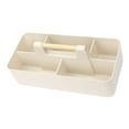 thumbnail image 1 of 1 piece Storage Box with Handle Supply Classification Creative Stackable Workspaces Khaki, 1 of 9