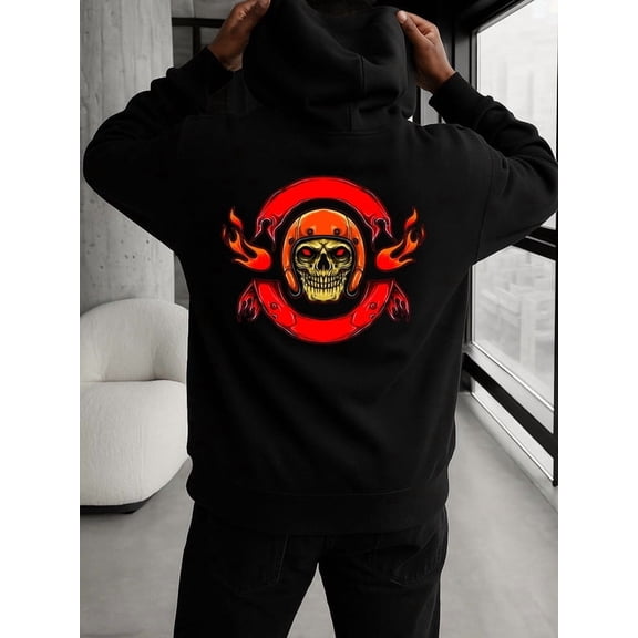 1 piece graphic hoodies sweatshirt men regular fit black Drawstring Comfortable Oversized Hooded Pullover Sweatshirt Comfortable for Casual Wear comfortable vintage funny christian elegant winter spr