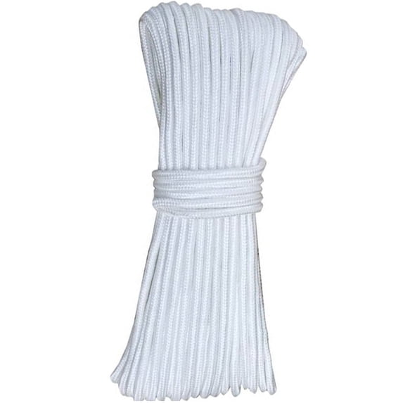 1 piece nylon braided rope M4x10m for bundling outdoor clothesline etc.