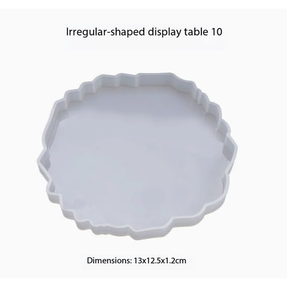 1 piece of lace epoxy coaster silicone mold special-shaped irregular wave diy resin tray setting