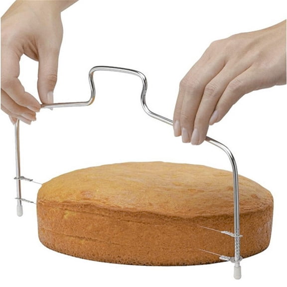 1 piece of stainless steel slicer, adjustable stainless steel craft cutting tool, handmade kitchen tool, cake soap paste wire cutting machine