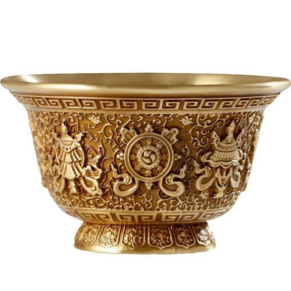 1-piece pure copper eight-water cup hidden water Buddhist water bowl -