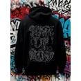 thumbnail image 1 of 1 piece sweatshirt hoodies & sweatshirt men long sleeve black Graphic & Letter Print Hoodie, Casual Pocket Long Sleeve Drawstring Hoodies Sweatshirt Drawstring Comfortable Oversized Hooded Pullover, 1 of 7
