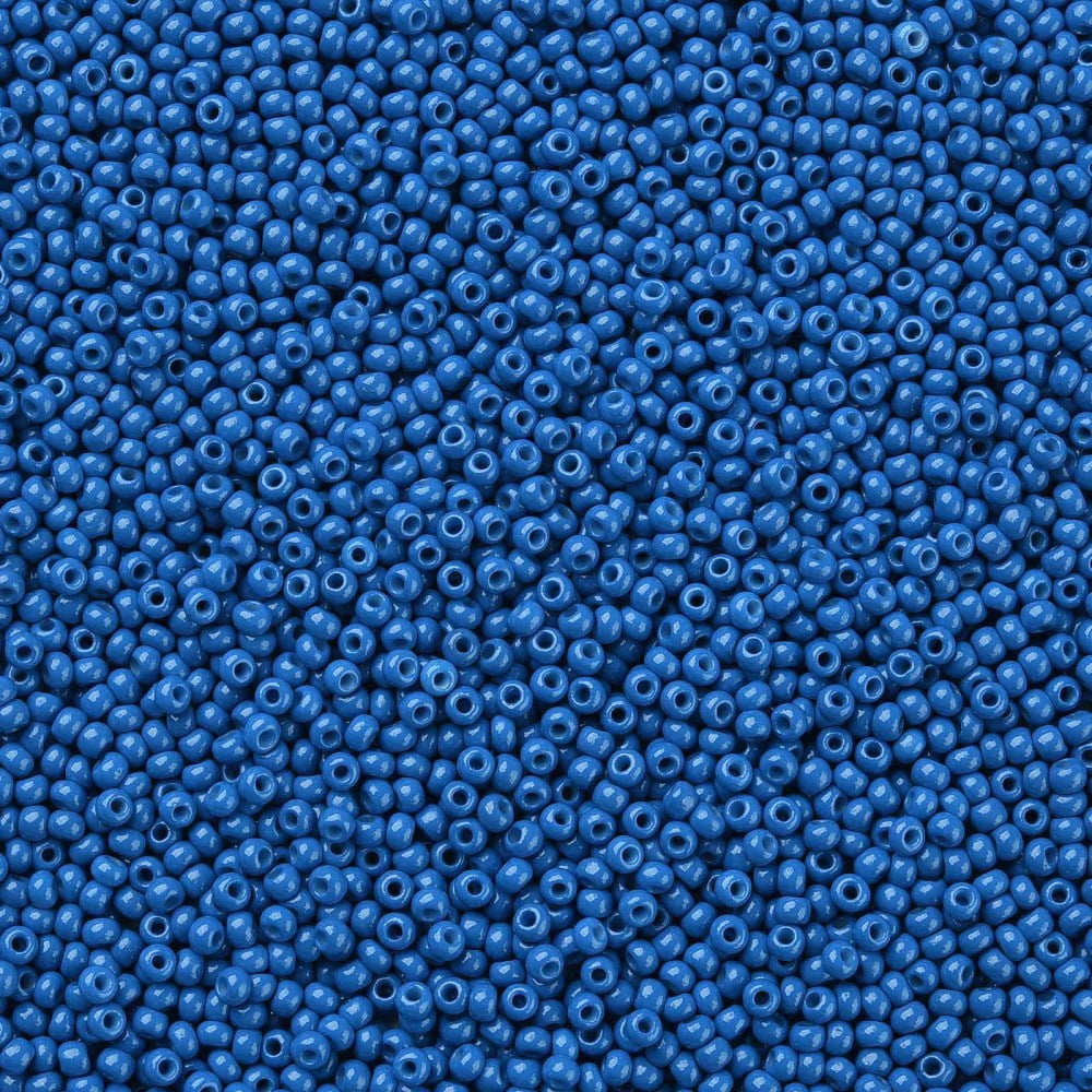 1 pound 11/0 Grade A Round Glass Seed Sky Blue Beads Baking Paint Deep 2.3x1.5mm Hole: 1mm 48500pcs/pound