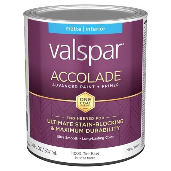 1 qt. Accolade Acrylic Latex All Purpose Paint, Tint Base