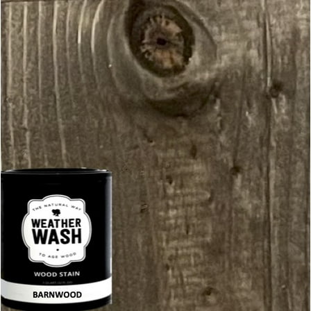 1-qt. Barnwood Interior Weatherwash Water-Based Transparent Aging Wash Wood Stain