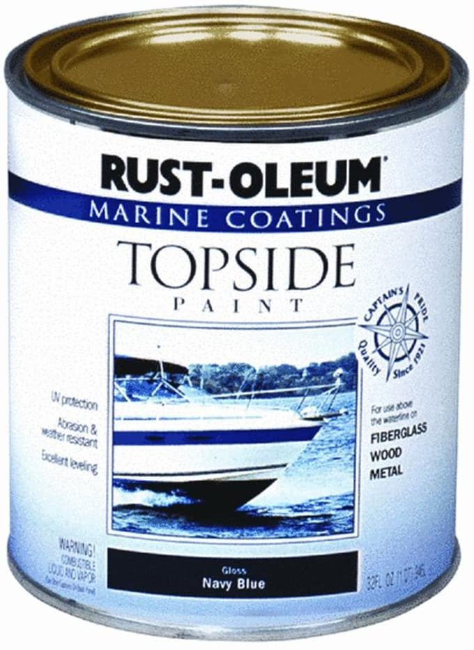 1qt. Battleship Gray Gloss Topside Paint 4Pack