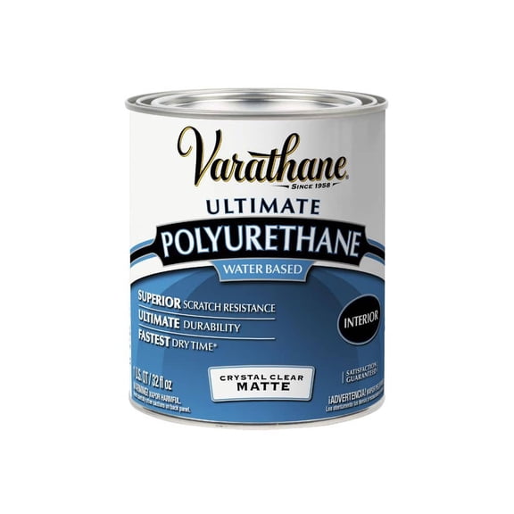 1 qt. Clear Matte Water-Based Interior Polyurethane