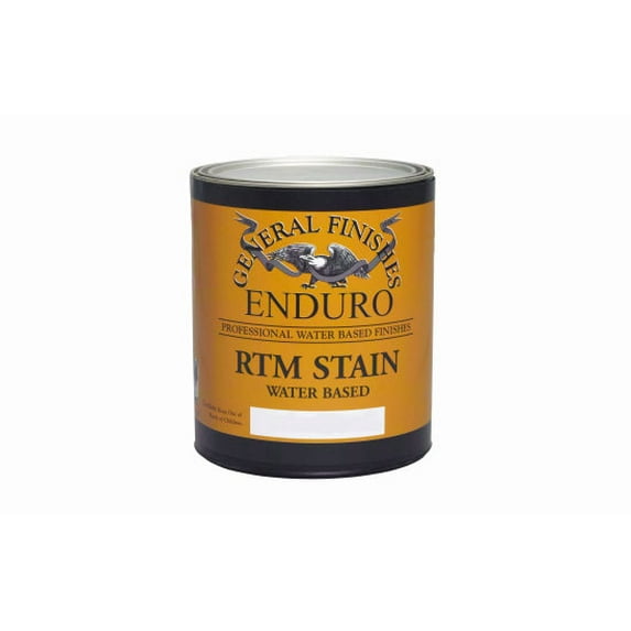 1 qt General Finishes QRED Red Enduro RTM Water-Based Wood Stain