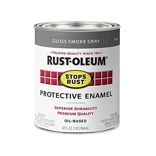 1-qt. Gloss Smoke Gray Protective Enamel Paint 2-Pack