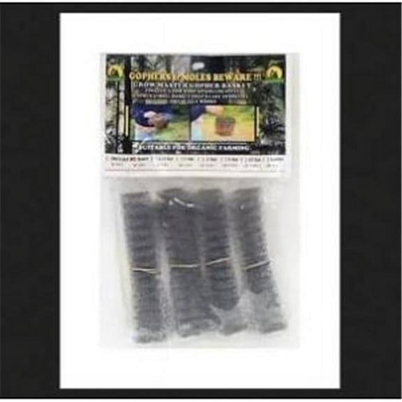 1 qt Gopher Basket Stainless Steel Mesh Root Guard - Pack of 4