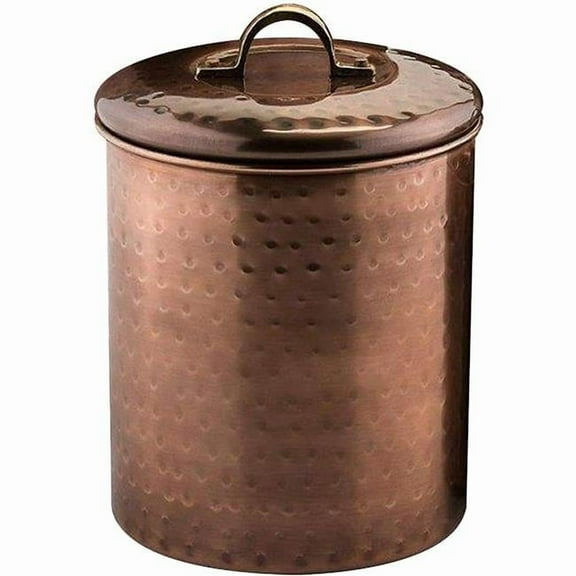 1 qt. Hammered Antique Copper Canister