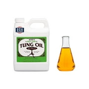 HOPES 100% Pure Tung Oil, Waterproof Natural Wood Finish and Sealer, 32 Fl Oz, 1 Pack