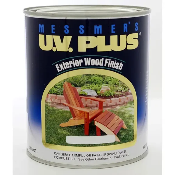 qt Messmer's MC-500-4 Natural U.V. Plus Decks, Fences & Siding Semi-Transparent Oil-Based Stain