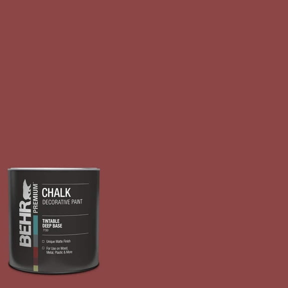 1 qt. #PPU1-10 Forbidden Red Interior Chalk Decorative Paint