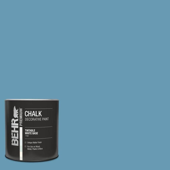 1 qt. #S490-4 Yacht Blue Interior Chalk Decorative Paint