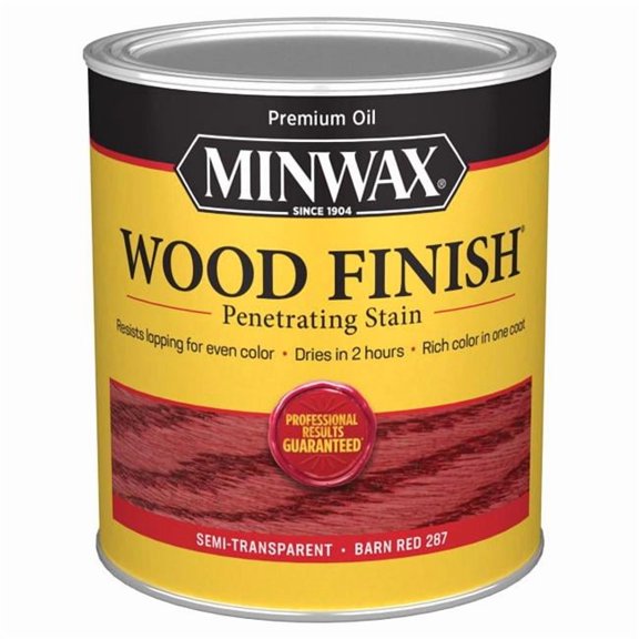 1 qt. Semi-Transparent Barn Oil-Based Penetrating Wood Stain, Pack of 4