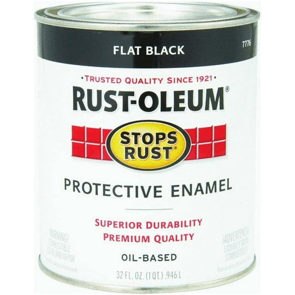 Rust-Oleum Stops RustR Oil-Based Paint Gloss Durable - 1 Qt., Sunburst Yellow