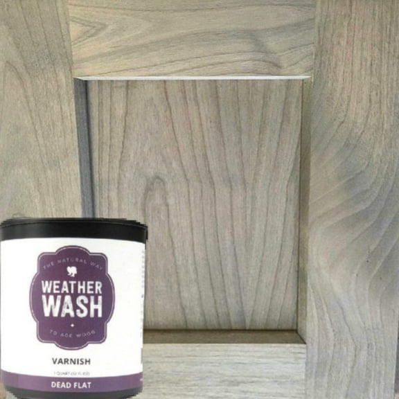 1 qt. Weatherwash Clear Flat Water-Based Sealer Interior Varnish