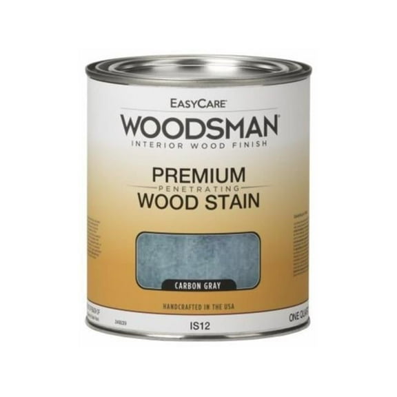 1 qt. Woodsman Oil Base Interior Stain, Carbon Gray