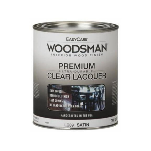1 qt. Woodsman Protective Finish Lacquer for Wood & Metal, Clear Stain