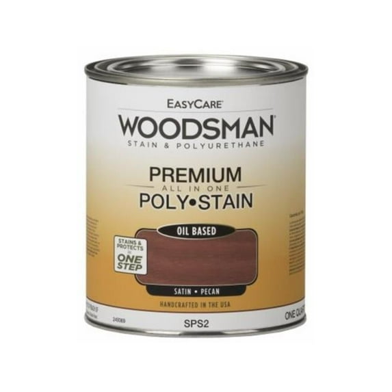 1 qt. Woodsman Stain & Polyurethane In One Oil-Base Stain, Pecan