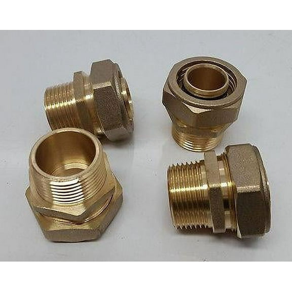 1" MPT Male Pipe Thread Pex-al-Pex Compression Fitting Quantity (4)