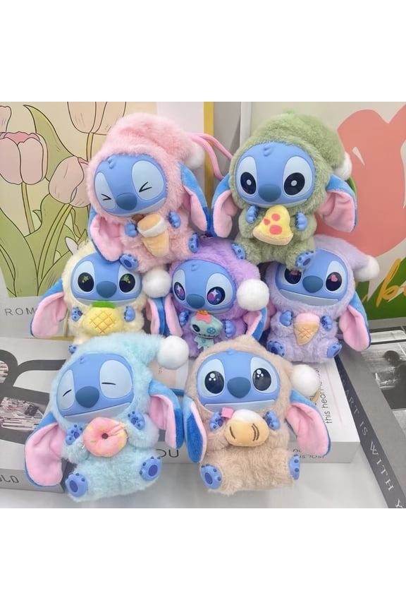 1 random model Cute cartoon keychain pendant, soft feel, cute shape, suitable for backpacks, shoulder bags, handbags, clothing pendants, car keychains, keychain pendants, cute Christmas gifts