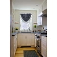 thumbnail image 1 of 1 rod pocket waterfall swag valance curtain with tassels beads for window, 1 of 2