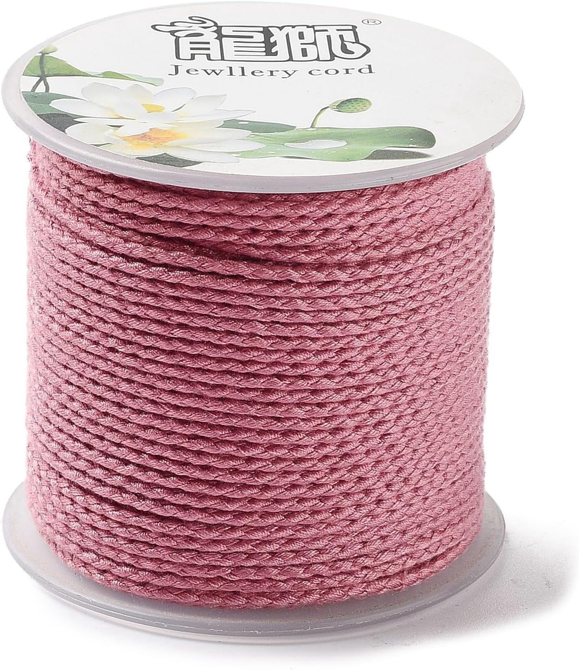 1 roll 1 Roll 21.87 Yards(20m) 2mm Polyester Cord Bead Thread 20M ...