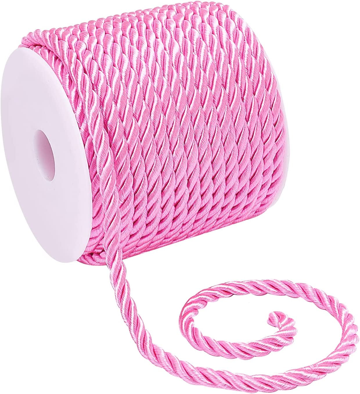 1 roll 3-Ply Polyester Cord Twisted Rope for DIY Cord Jewelry Findings ...