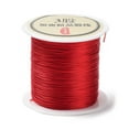 thumbnail image 1 of 1 roll 3-Ply Round Nylon Thread with Spool Crimson 0.2mm 109.36 Yards(100m)/Roll, 1 of 3