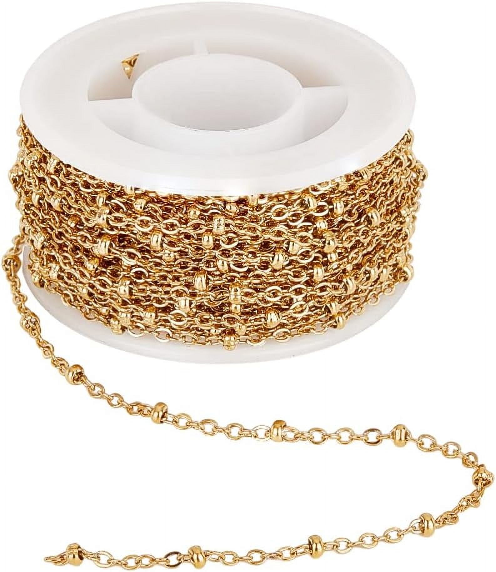 Ss Cable Chain 1 roll 304 Stainless Steel Cable Chains Satellite Chains Soldered with ...