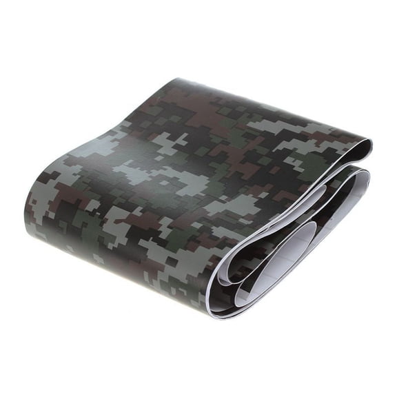 1 roll Car Sticker Carbon Fiber Motorcycle PVC Vinyl Sticker Camouflage Sticker black camouflage 152x10cm