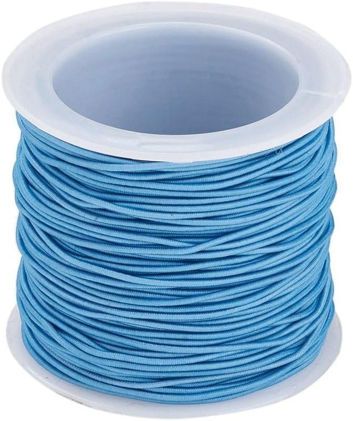 1 roll Elastic Cord Light Sky Blue 1mm 21m/roll - Walmart.com