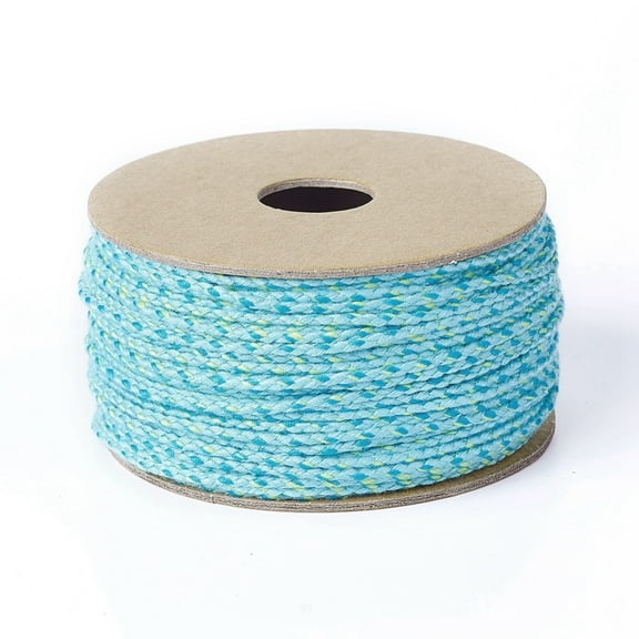 1 roll Macrame Cotton Cord Rope Wrapping Colorful for Wall Hanging Crafts Gift
