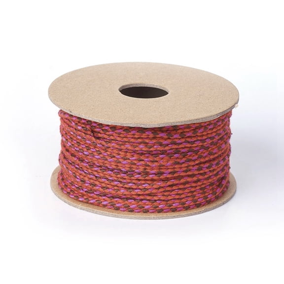 1 roll Macrame Cotton Cord Rope for Wall Hanging Crafts Gift Wrapping Colorful Mixed Color